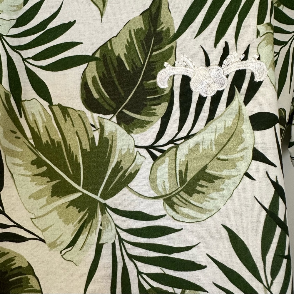 SOLD! MARELLA MAXMARA Intrend Label Printed Leaves T-shirt Size:M 165/88A New - Picture 6 of 9